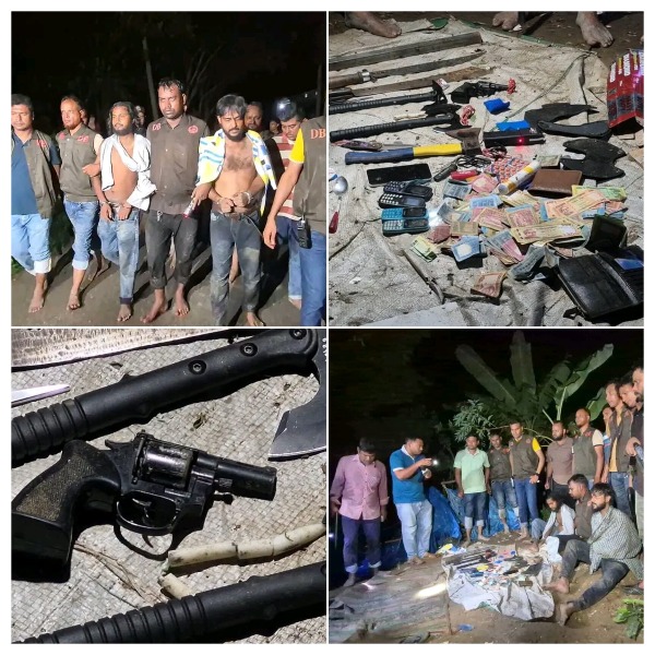 বগুড়ায় ডিবি পুলিশের  অভিযানেে তিন সন্ত্র
