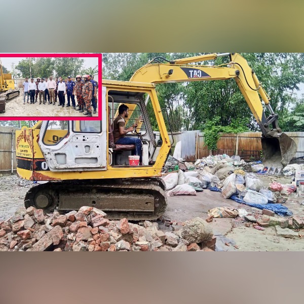মধুপুরে অবৈধ ব্যাটারি থেকে সীসা উৎপাদনের