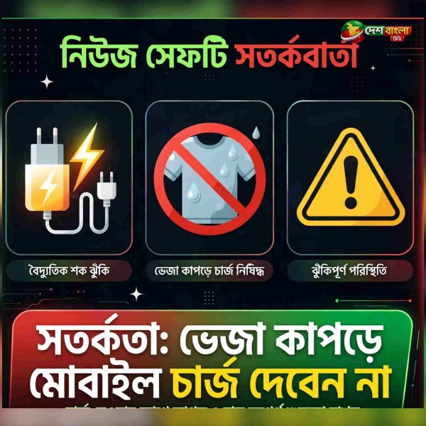 যশোরে ভেজা শরীরে মোবাইল চার্জ দিতে গিয়ে 