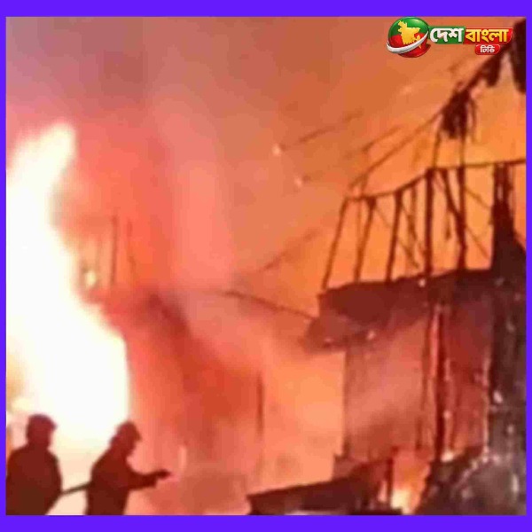 টঙ্গীতে দুই স্থানে আগুন, পুড়ল ১০ দোকান...