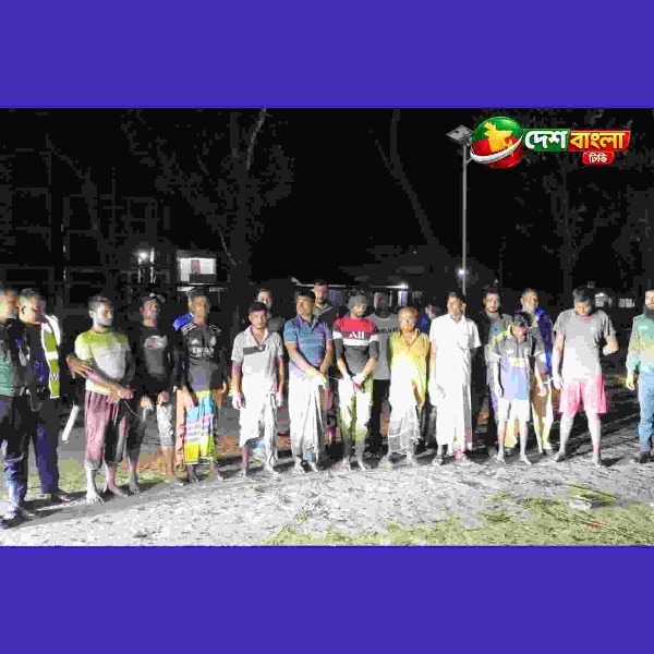 ভূঞাপুরে  অবৈধভাবে বালু উত্তোলনের দায়ে ১২ জনের ৬ ...